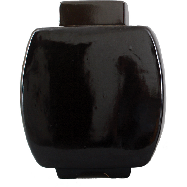 Danny's Fine Porcelain Rect. Jar - Black