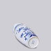 Cobalt Guild Home Decor Bird and Flower Blue and White Porcelain Mallet Vase