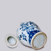 Cobalt Guild Home Decor Bird and Flower Blue and White Porcelain Temple Jar
