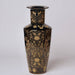 Cobalt Guild Home Decor Black and Gold Porcelain Mallet Vase