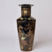 Cobalt Guild Home Decor Black and Gold Porcelain Mallet Vase