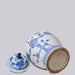 Cobalt Guild Home Decor Blossoms Blue and White Porcelain Temple Jar