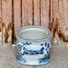Cobalt Guild Home Decor Blue and White Bird and Flower Porcelain Oval Compote