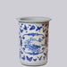 Cobalt Guild Home Decor Blue and White Butterfly Porcelain Umbrella Stand