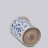 Cobalt Guild Home Decor Blue and White Butterfly Porcelain Umbrella Stand