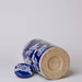 Cobalt Guild Home Decor Blue and White Camellia Porcelain Lidded Tea Canister