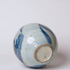 Cobalt Guild Home Decor Blue and White Clouds Rustic Porcelain Globe Vase
