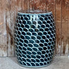 Cobalt Guild Home Decor Blue and White Dragon Scale Garden Seat