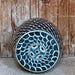 Cobalt Guild Home Decor Blue and White Dragon Scale Garden Seat