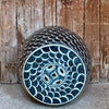 Cobalt Guild Home Decor Blue and White Dragon Scale Garden Seat