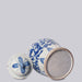 Cobalt Guild Home Decor Blue and White Grass Dragon Porcelain Temple Jar