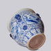 Cobalt Guild Home Decor Blue and White Landscape Cartouche Porcelain Planter
