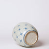 Cobalt Guild Home Decor Blue and White Longevity Barrel Vase