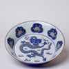 Cobalt Guild Home Decor Blue and White Porcelain Auspicious Dragon Large Dish