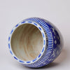 Cobalt Guild Home Decor Blue and White Porcelain Cranes and Clouds Planter