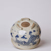 Cobalt Guild Home Decor Blue and White Porcelain Dancing Dragon Bulbous Cachepot