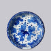 Cobalt Guild Home Decor Blue and White Porcelain Dancing Lion Low Bowl