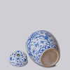 Cobalt Guild Home Decor Blue and White Porcelain Dragon Lidded Jar
