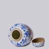 Cobalt Guild Home Decor Blue and White Porcelain Dragon Lidded Jar