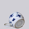 Cobalt Guild Home Decor Blue and White Porcelain Dragon Lidded Round Storage Jar