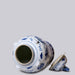Cobalt Guild Home Decor Blue and White Porcelain Dragon Temple Jar