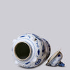 Cobalt Guild Home Decor Blue and White Porcelain Dragon Temple Jar