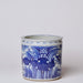 Cobalt Guild Home Decor Blue and White Porcelain Fish and Lotus Cachepot