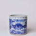 Cobalt Guild Home Decor Blue and White Porcelain Fish and Lotus Cachepot