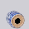 Cobalt Guild Home Decor Blue and White Porcelain Fish and Lotus Garden Seat
