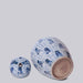 Cobalt Guild Home Decor Blue and White Porcelain Long Life Lidded Jar