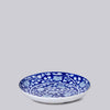 Cobalt Guild Home Decor Blue and White Porcelain Peony Platter