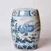 Cobalt Guild Home Decor Blue and White Porcelain Pheasant Garden Seat