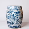 Cobalt Guild Home Decor Blue and White Porcelain Pheasant Garden Seat