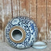 Cobalt Guild Home Decor Blue and White Porcelain Pheasant Lidded Round Storage Jar