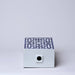 Cobalt Guild Home Decor Blue and White Porcelain Rectangular Infinity Jar