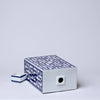 Cobalt Guild Home Decor Blue and White Porcelain Rectangular Infinity Jar