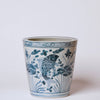 Cobalt Guild Home Decor Blue and White Porcelain River Fish Planter