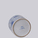 Cobalt Guild Home Decor Blue and White Porcelain Scrolling Lotus Cachepot