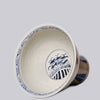 Cobalt Guild Home Decor Blue and White Porcelain Three Friends Footed Bowl