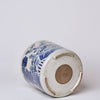Cobalt Guild Home Decor Blue and White Porcelain Three Friends Footed Cachepot