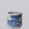 Cobalt Guild Home Decor Blue and White Porcelain Three Friends Footed Cachepot