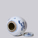 Cobalt Guild Home Decor Blue and White Porcelain Three Friends Round Jar