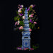 Cobalt Guild Home Decor Blue and White Tall Porcelain Tulipiere