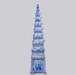 Cobalt Guild Home Decor Blue and White Tall Porcelain Tulipiere