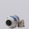 Cobalt Guild Home Decor Blue and White Three Friends Porcelain Temple Jar