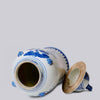 Cobalt Guild Home Decor Blue and White Three Friends Porcelain Temple Jar