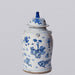 Cobalt Guild Home Decor Blue and White Treasures Porcelain Temple Jar