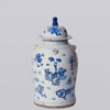 Cobalt Guild Home Decor Blue and White Treasures Porcelain Temple Jar