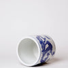 Cobalt Guild Home Decor Dancing Dragons Blue and White Porcelain Cachepot