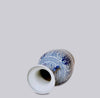 Cobalt Guild Home Decor Double Happiness Blue and White Medium Lug Vase